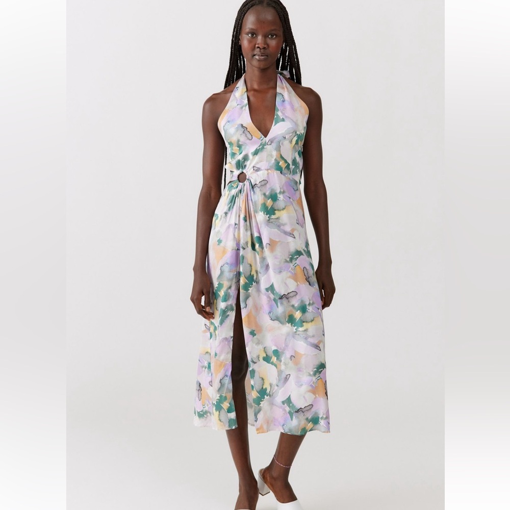 FLL Megan Halter midi dress